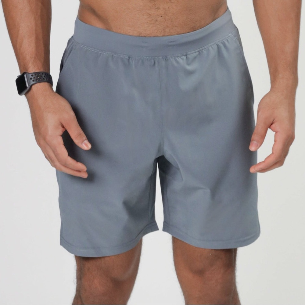 NEW Fox & Robin 7" Workout Shorts-Color: Gray-Size XL